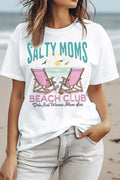 Salty Moms Beach Club Short Sleeve Graphic Tee